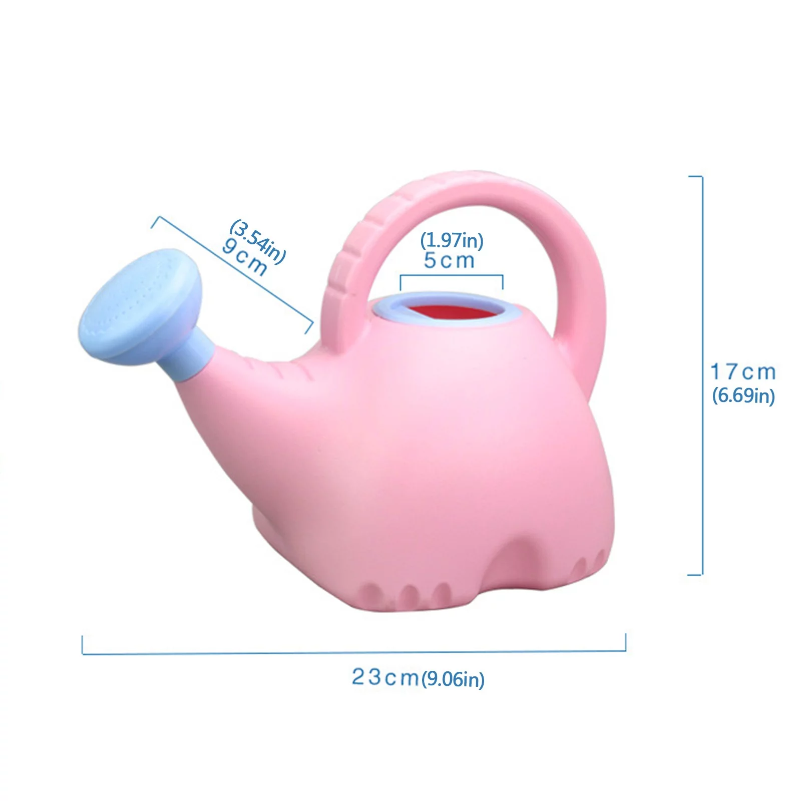 BNNG Cute Light Small Watering Can Plastic Watering Can Indoor And Outdoor Garden Watering Can Toys For Children