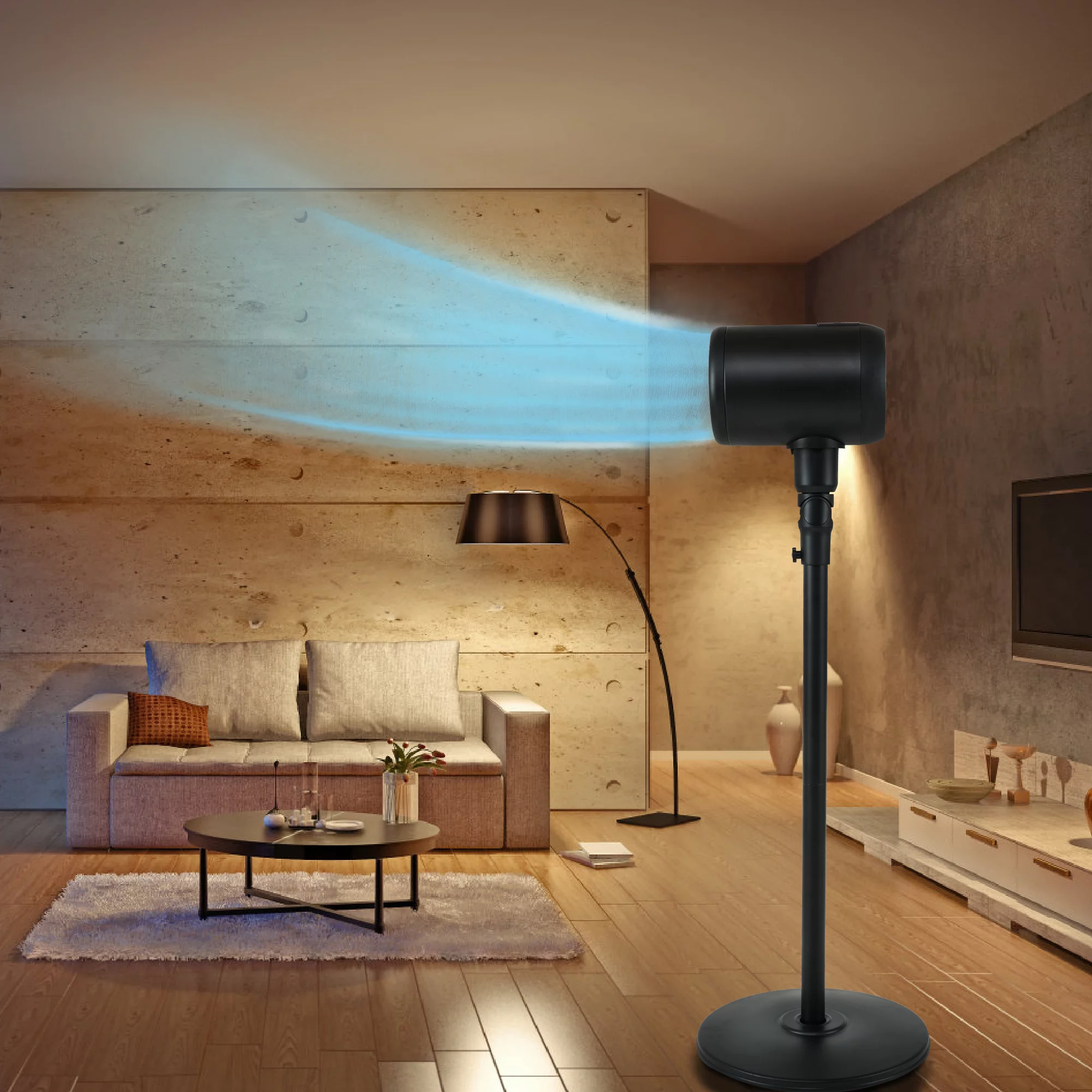 Deluxe Metal Drum Jet Fan - 7 Inch - Comfort and Style