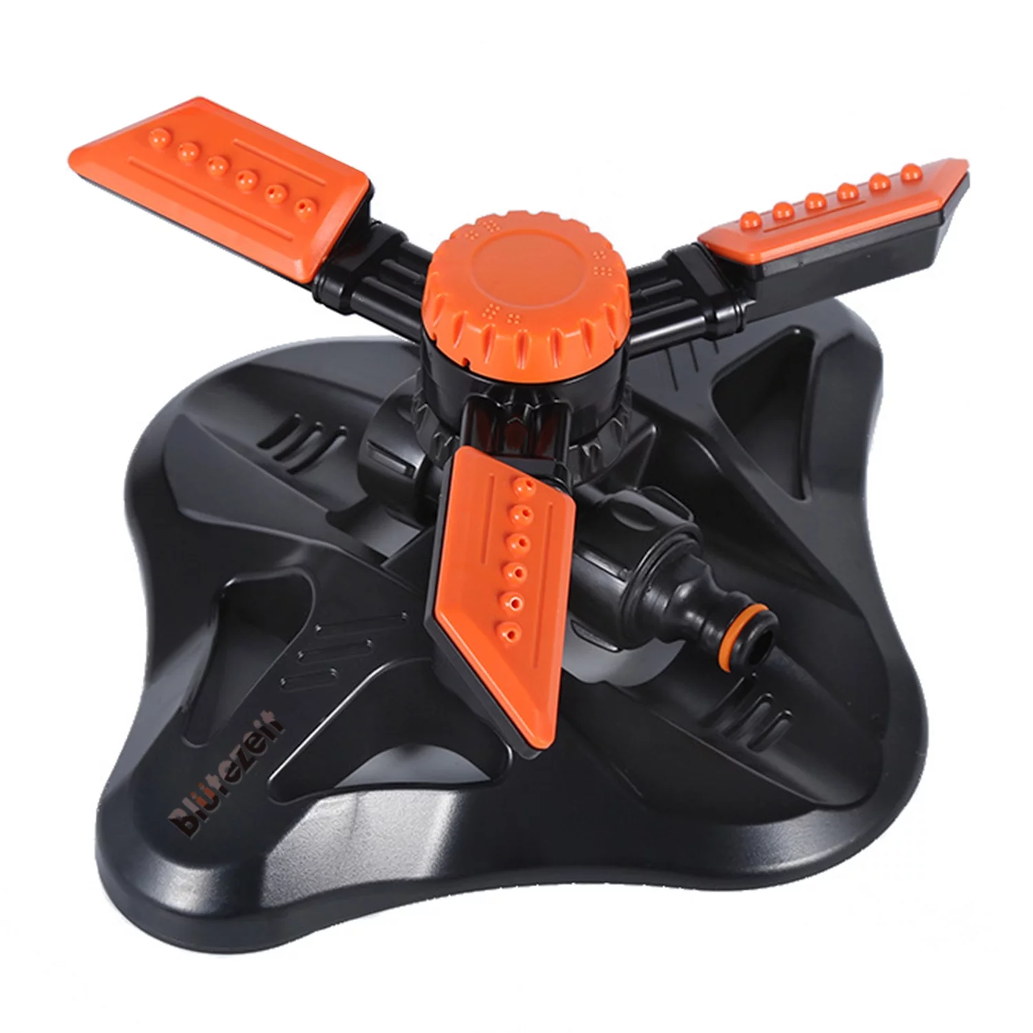 Blütezeit Lawn Sprinkler, Upgraded Grass Water Sprinkler with 2 Adjustable Spraying Modes, Automatic 360 Degree Rotating Irrigation for Garden and Yard