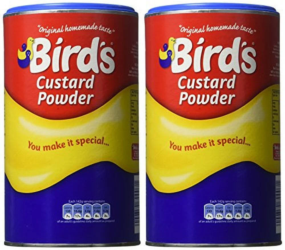 Bird's Custard Powder, 600g Canisters Pack of 2