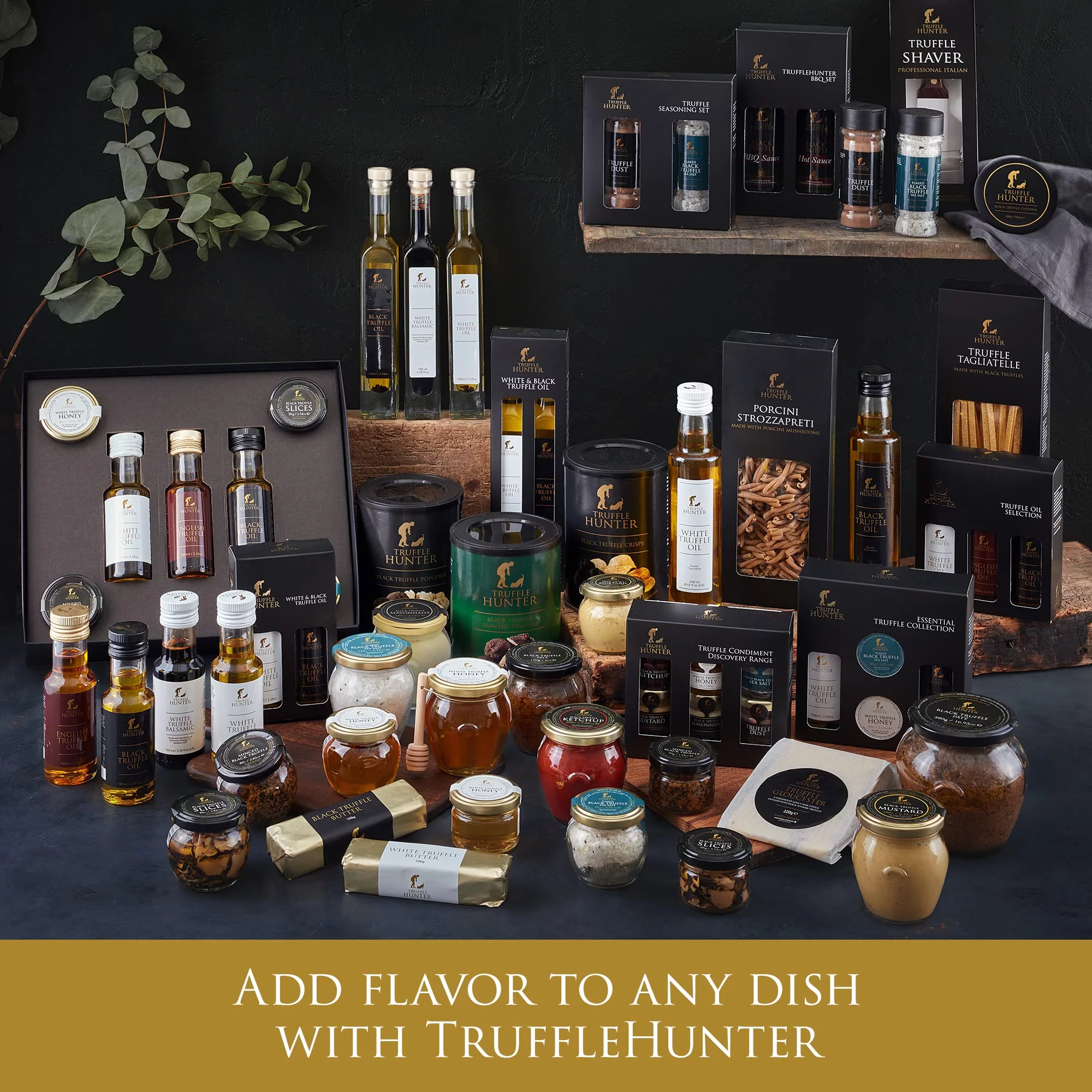 TruffleHunter - Black Truffle Slices - Preserved Truffles in Extra Virgin Olive Oil - 2.82 Oz