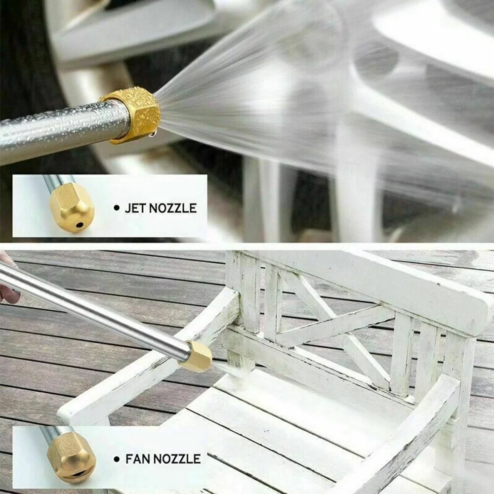 Jetcloudlive Car High Pressure Power Water Spray Gun Nozzle Wand Attachment Garden Washer Hose Wand Nozzle Sprayer Garden Car Cleaning Tools