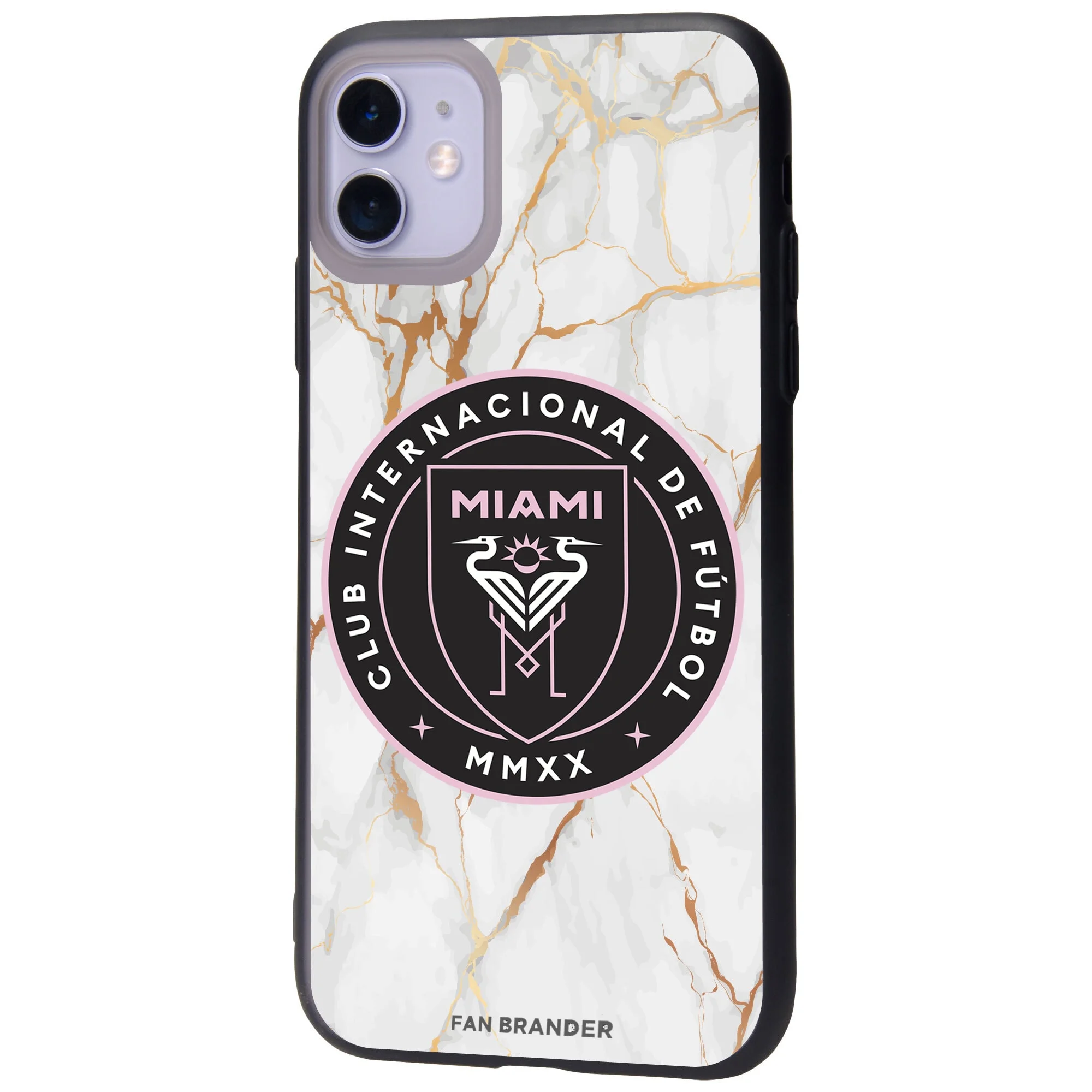 OtterBox Inter Miami CF iPhone Symmetry White Marble Case