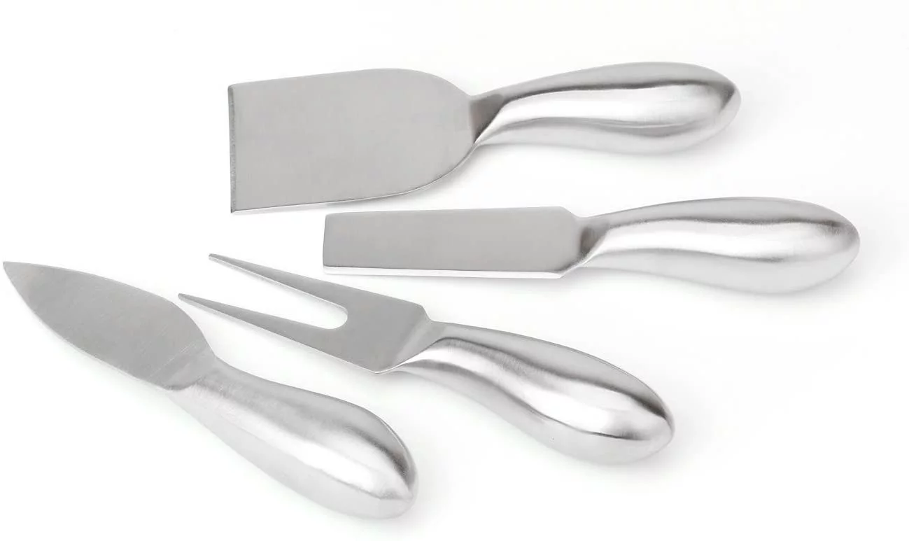 4 Pieces Stainless Steel Cheese Knives Cheese Slicer Cheese Cutter