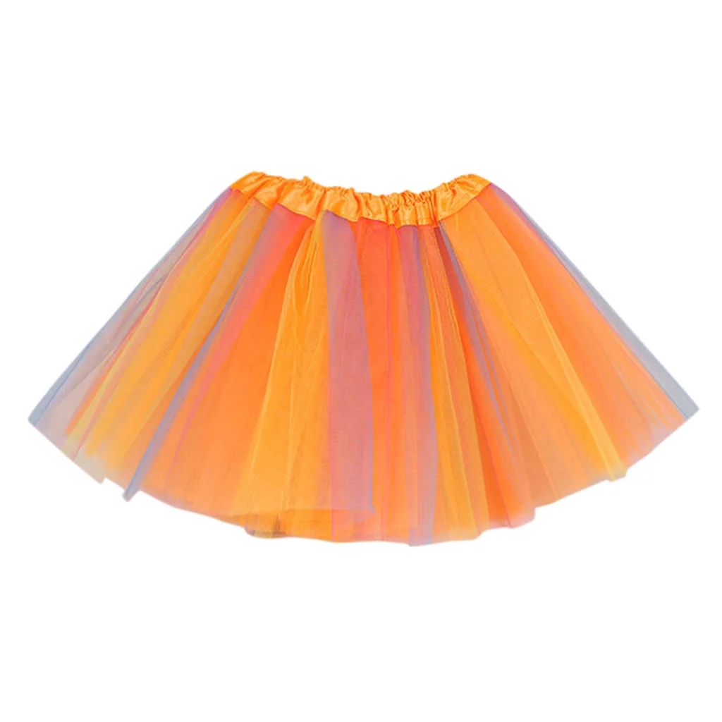 Summer Mini Skirt Toddler Kids Girls Baby Multicolor Tutu Skirt Tulle Ballet Skirt Outfits Maxi Skirt Co Ord Sets For Women
