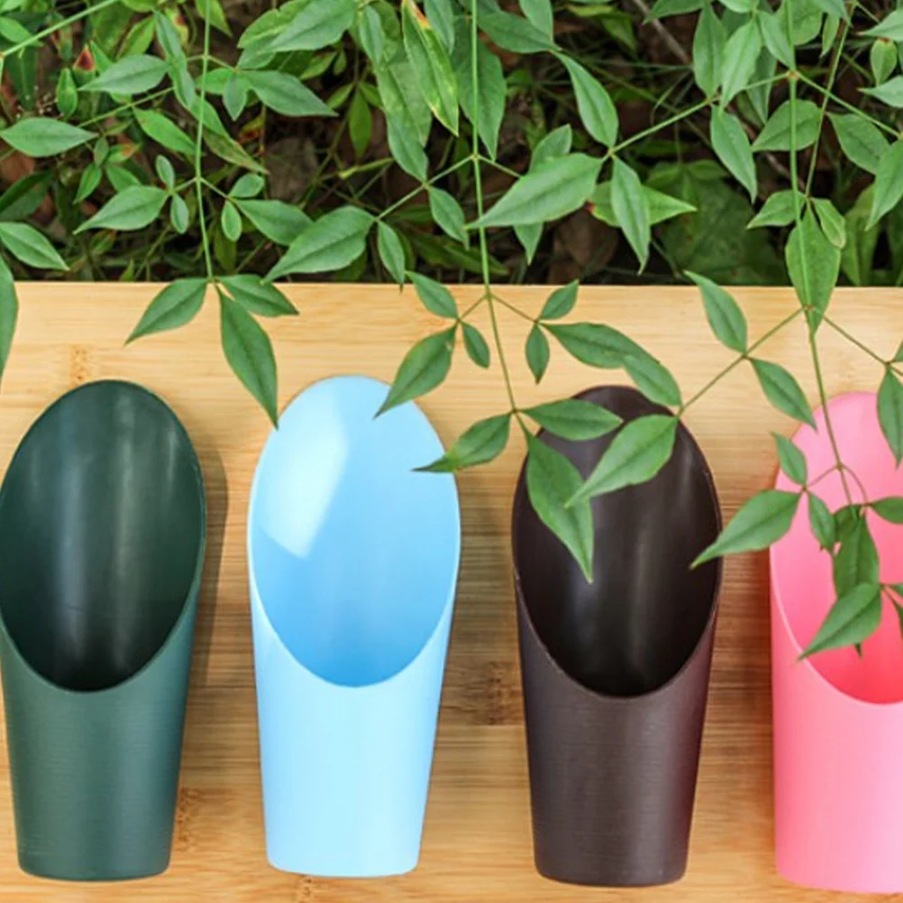 Round Cylinder Shovel Succulent Plant Cup Planting Pp Garden Tools Set Soil Dig Barrel 10 Pcs