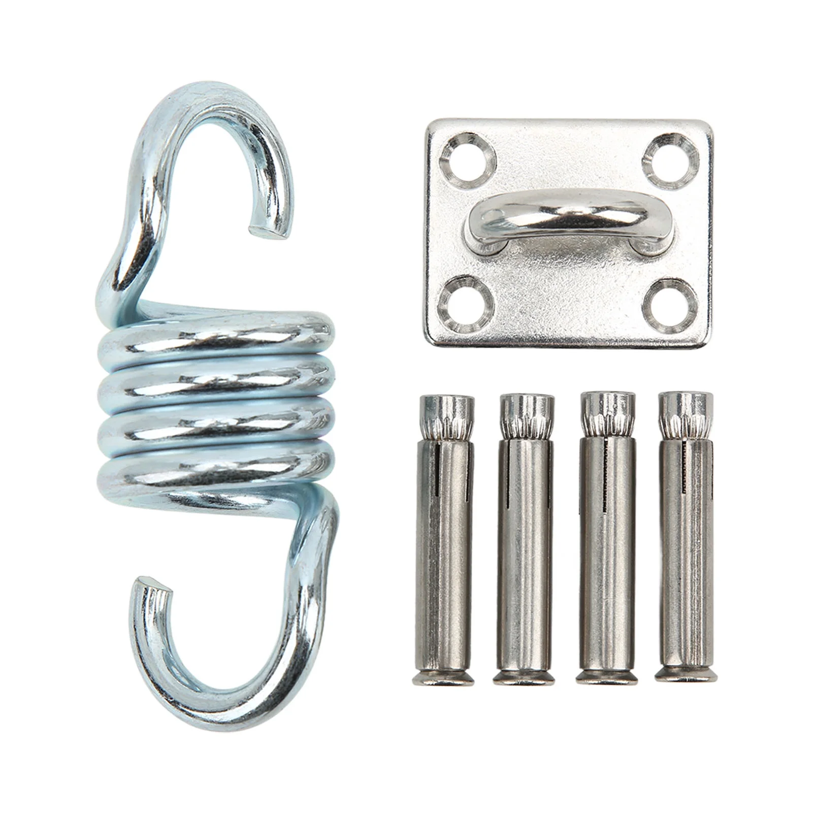 Buumin Hammock Hanging Suspension Kit Ceiling Swing Hanger Set Square Door Buckle for for Indoor Sports Yoga Sandbag