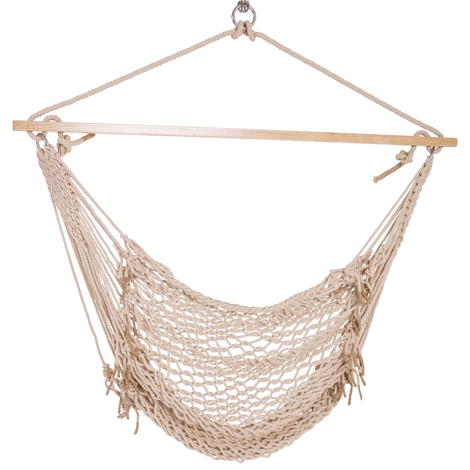 Jack and June Cotton Hand-Woven Adult Hammock Swing Playset Attachment