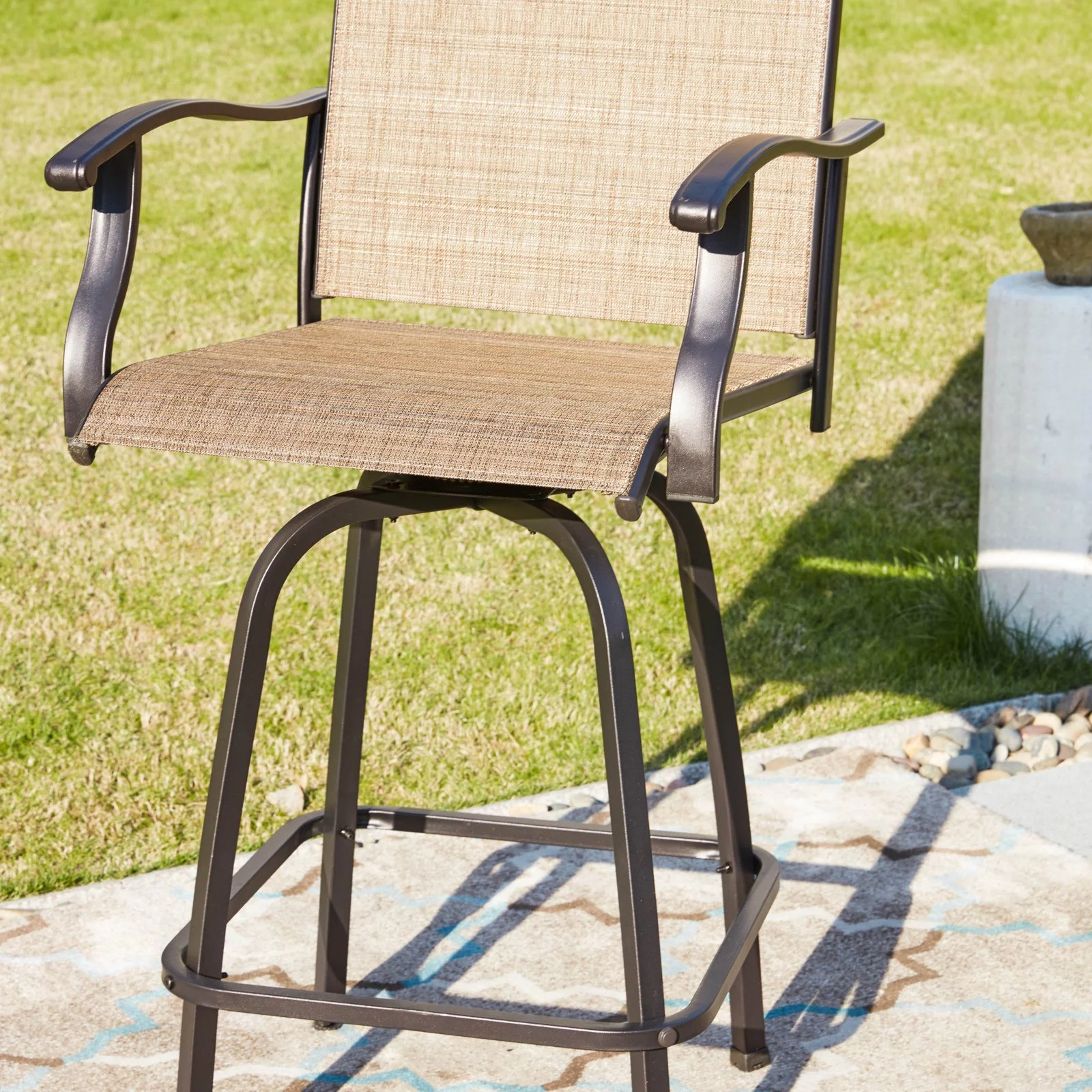 Every Season Steel 3 Piece Bar Height Bistro Set