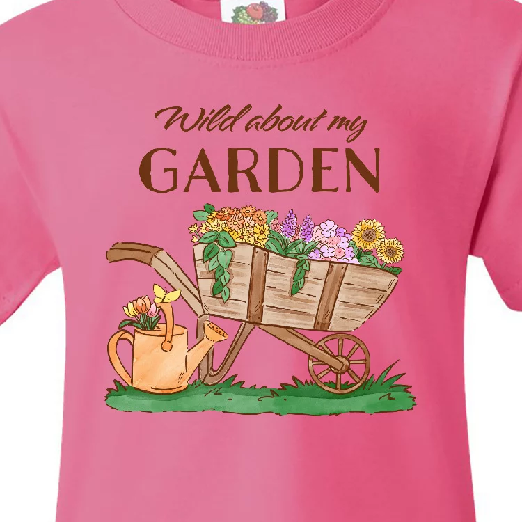 Inktastic Wild About My Garden Youth T-Shirt