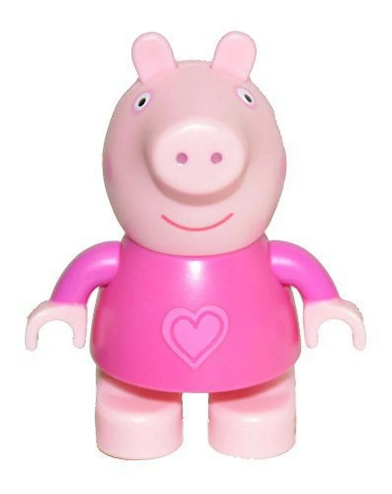 Peppa Pig Build Play Small Figure Bag - Peppa Pig in Pajamas