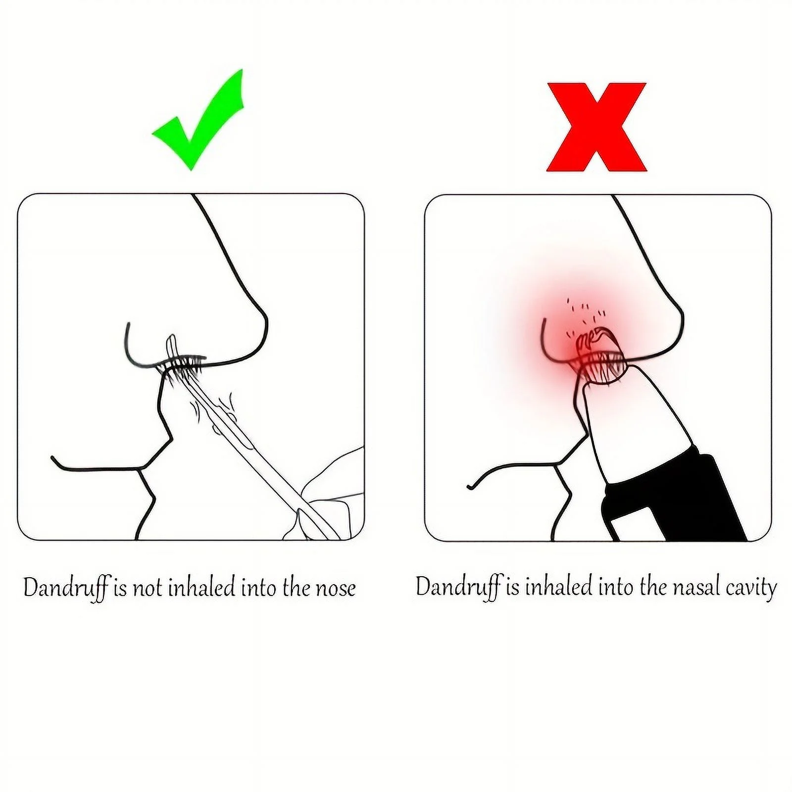 2PCS Nose Hair Trimming Scissors, Suit For Facial Hair, Ear Hair, Eyebrow Trimming, With Curved Safe Design, Rounded Head Safety Trimming Scissors, Fine Hair Trimming Scissors