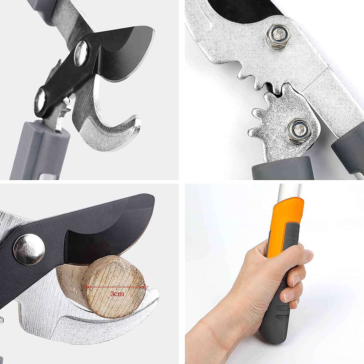 50cm Lopper,geared Cutting System,multi-thickness,can Cut Thick Branches With A Diameter Of 3cm,sharp Sk5 Blade
