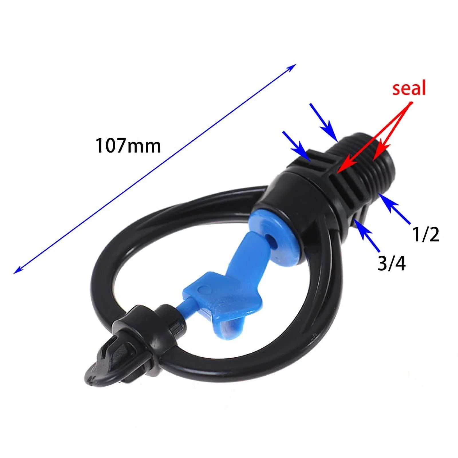 Rotate water sprinkler Lawn Irrigation 360 Degree Automatic Nozzle Garden