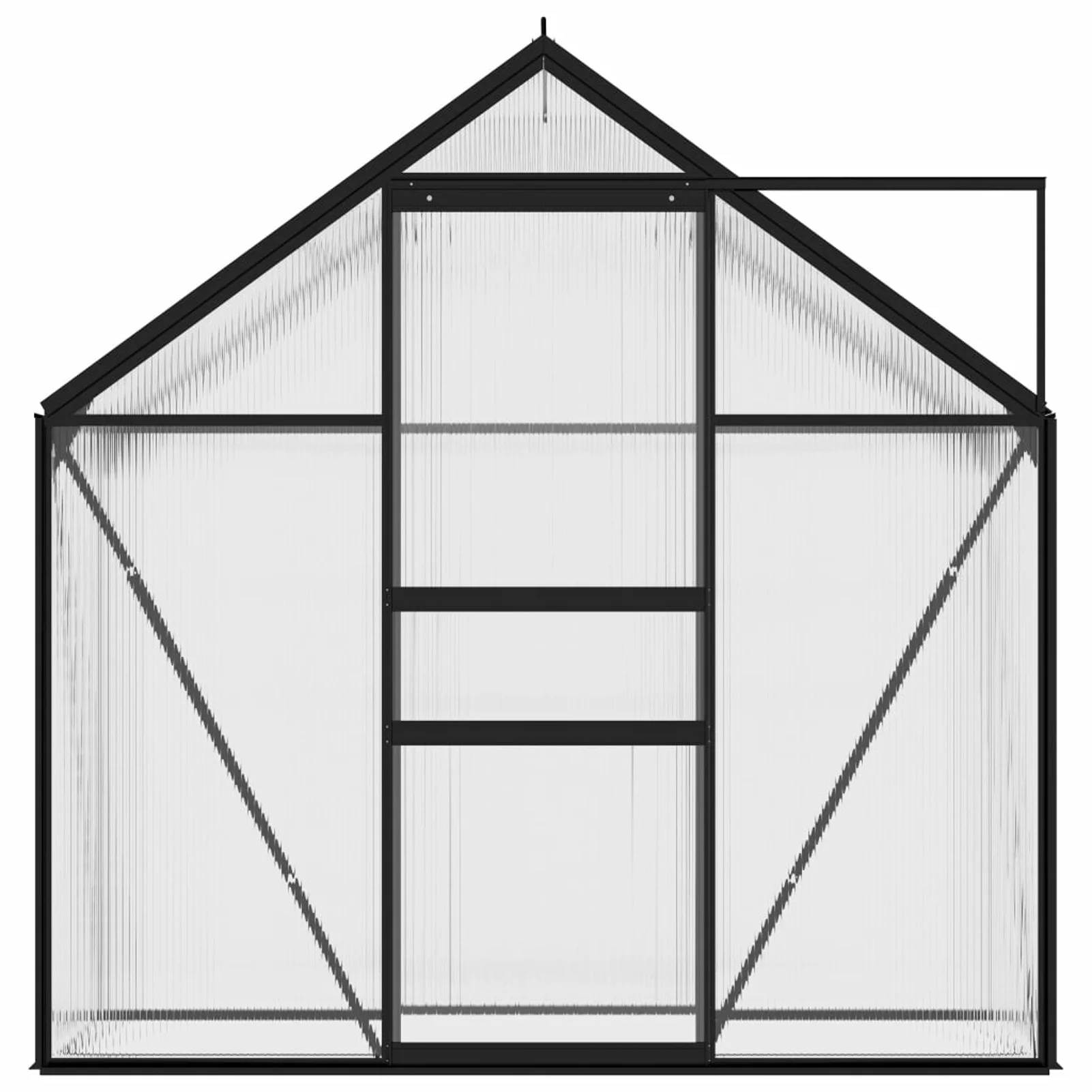 Greenhouse Anthracite Aluminum 14.3 ft²