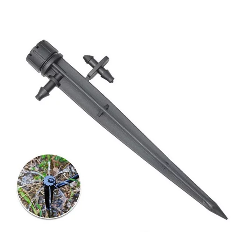 50x  Garden Water Flow Irrigation Drippers on Stake Emitter Drip Sprinklers