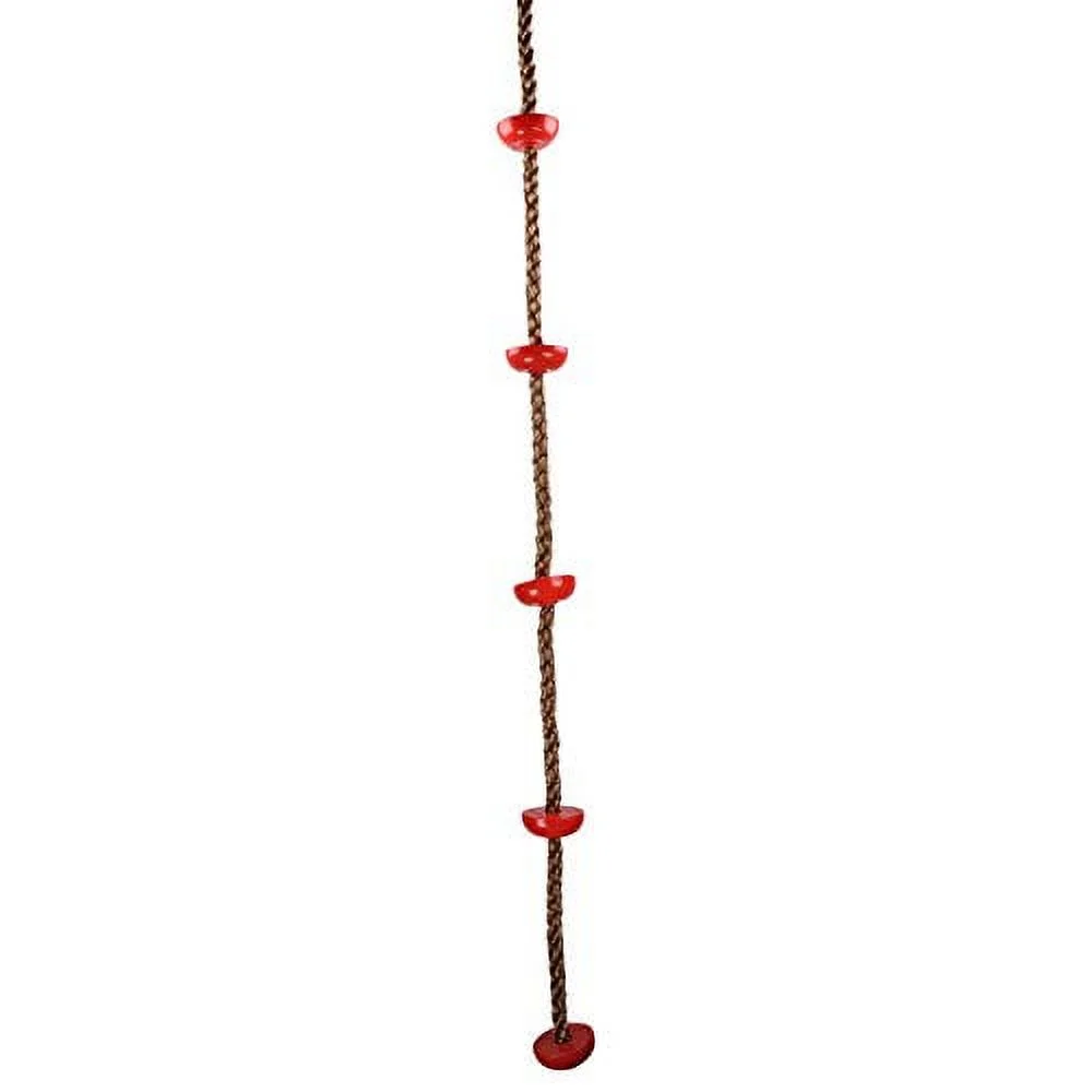 Swing Set Stuff Inc. Climbing Rope with Steps Red