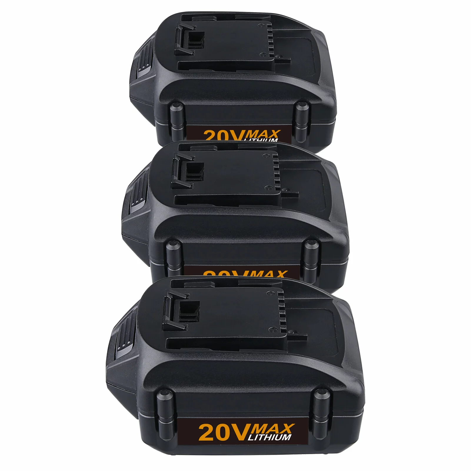 FOR WORX Battery WA3520 20V 5000mAh Li-ion Black 3packs for 20V 5000mAh Black Battery for Worx Lithium Battery Compatible with WA3520 WA3578 WA3525 WA3575 WA3671 WG151s WG890