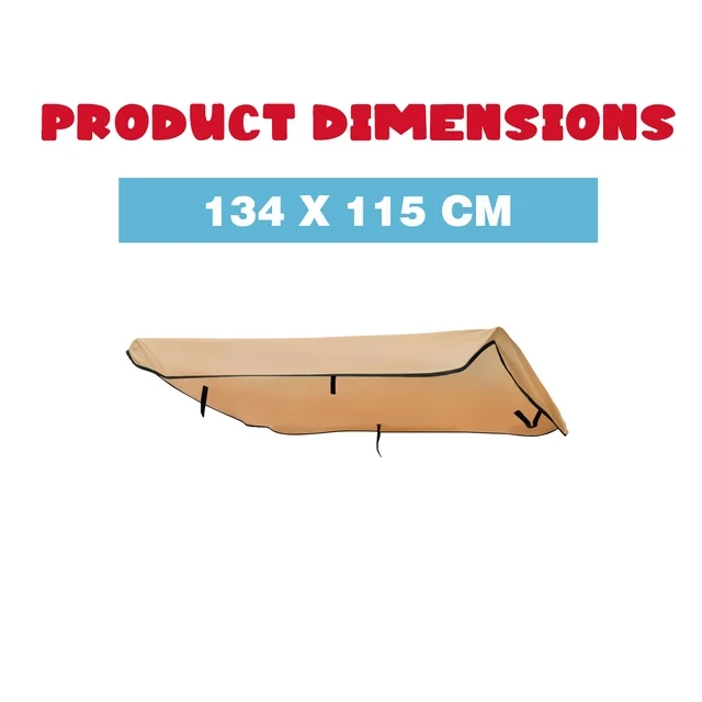 Outdoor Oxford Swing Chair Top Cover Shade Rain-Proof Cover Patio Swing Chair Dust Cover Waterproof Swing Seat Top Cover Shelter