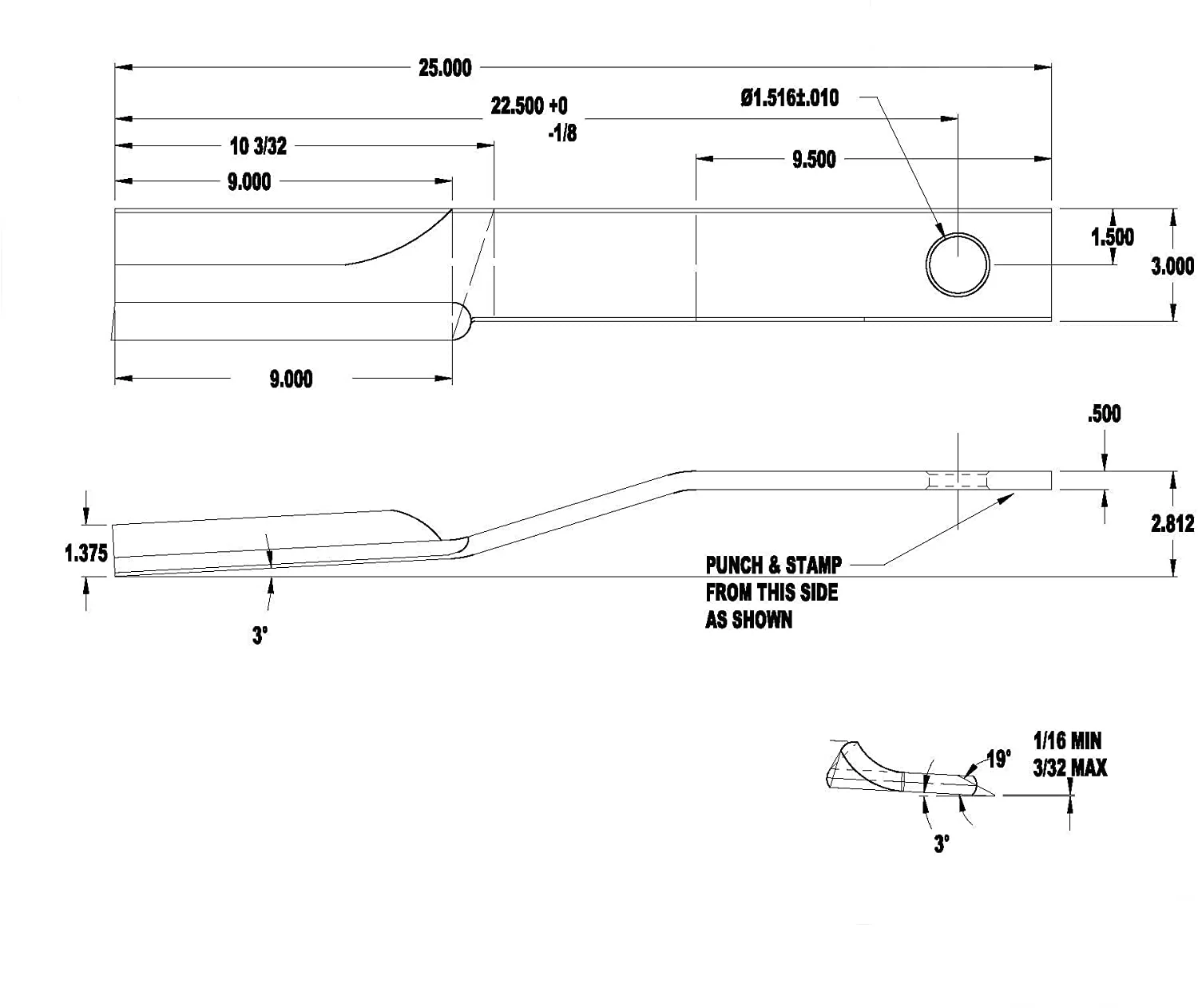 Replacement Land Pride Rotary Cutter Blades, 820-198C – Rancher Supply Lawn Mower Blades and Compatible Rotary Replacement Blades for Brush Mowers (2 Blade Set)
