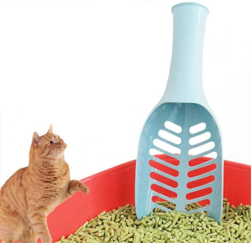 Cat litter shovel pet poop artifact dog garbage beauty cleaning cat litter shovel shovel poop artifact（blue）