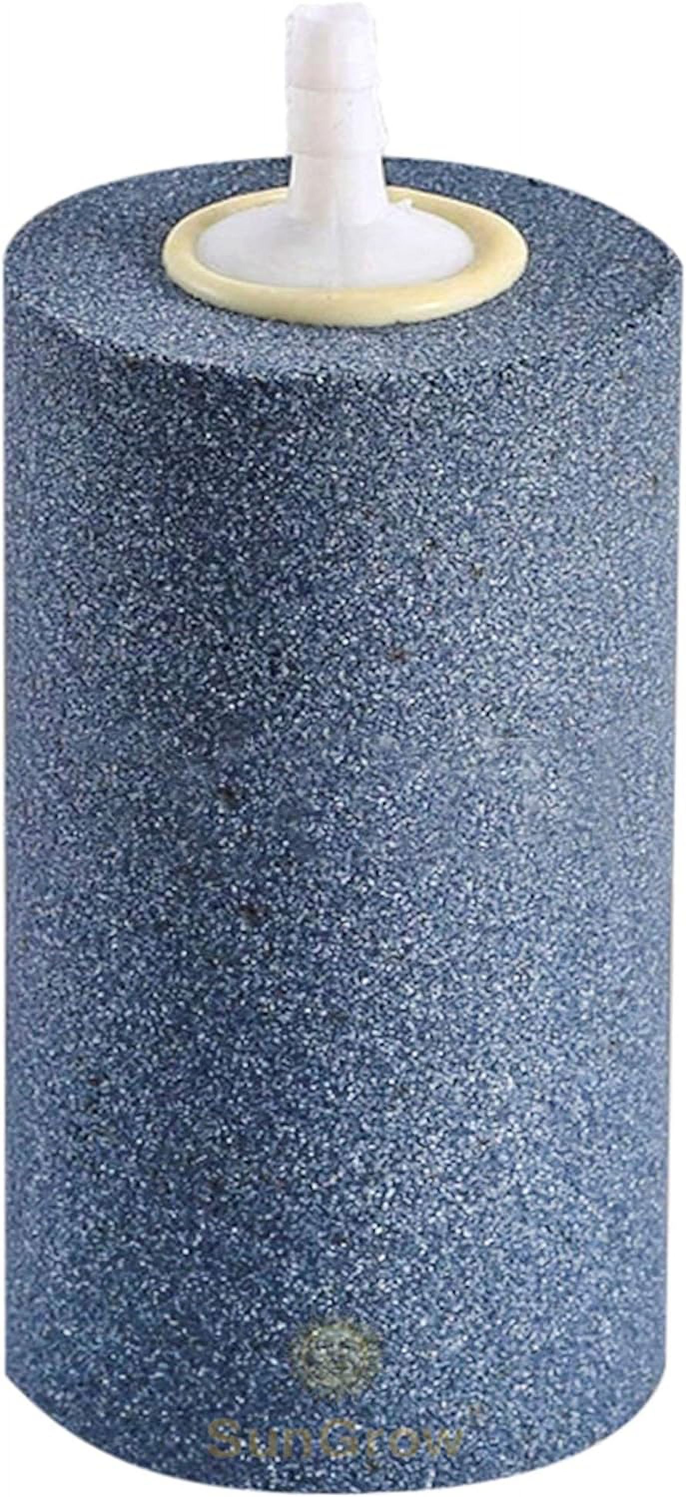 SunGrow 10-Pack Air Stone Bubble Cylinder for Aquarium Air Pump, 1 Inch Fish Tank Air Diffuser Aerator Bubbler for Ponds, Hydroponics & Aquaponics, Mini Airstones Aquarium Air Pump Accessories