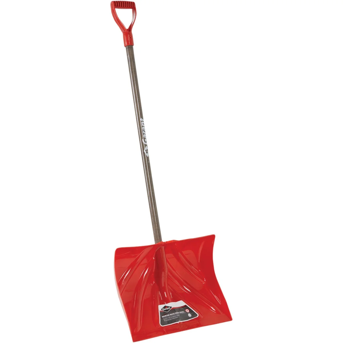 1 PK, Garant Nordic 18 In. Poly Snow Shovel with 42.25 In. Wood Handle