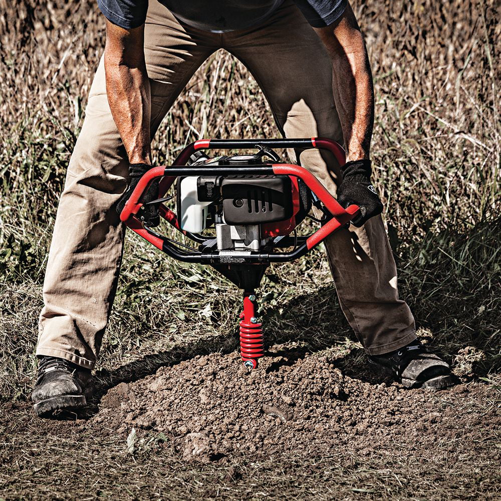 Earthquake Dually™ 1-Man or 2-Man Earth Auger Combo with 10-inch Auger Bit and Fishtail Point, 38899