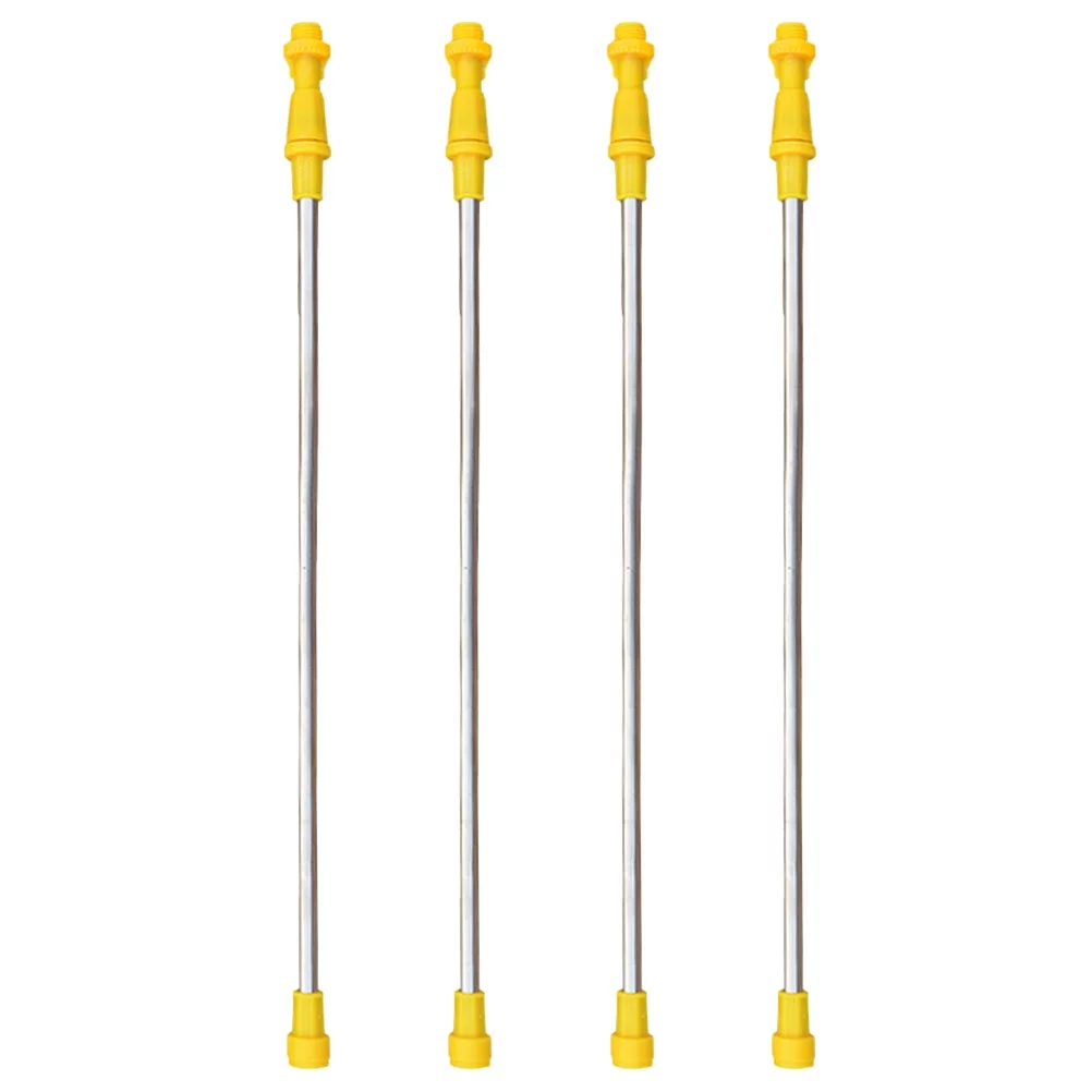 Qumonin Stainless Steel Sprayer Wand Extension - 4Pcs Telescopic Garden Watering Pole