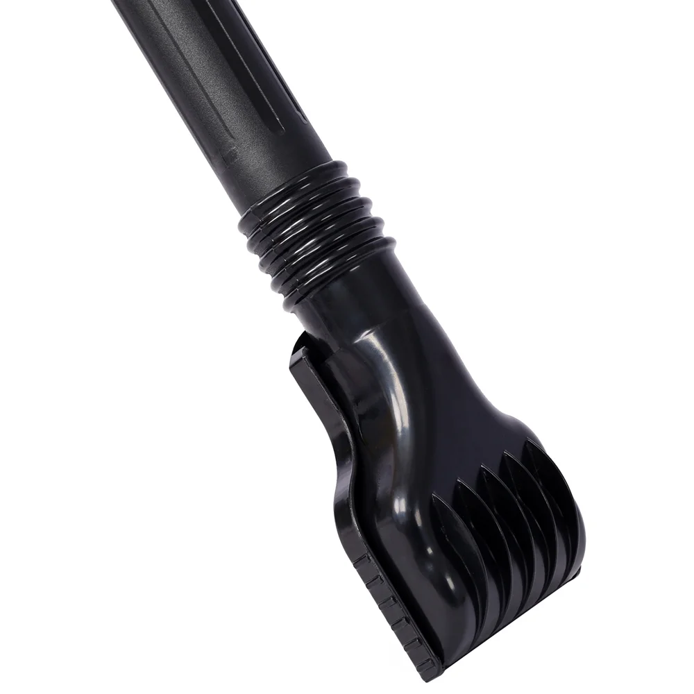 Yone jx je Garden Pond Vacuum Cleaner,cleansweep with 14ft intake suction hose, 4 Extension Tubes, 3 Vacuum Nozzles, a 6.5 Foot Output Hose, and a Debris Collection Bag,Black