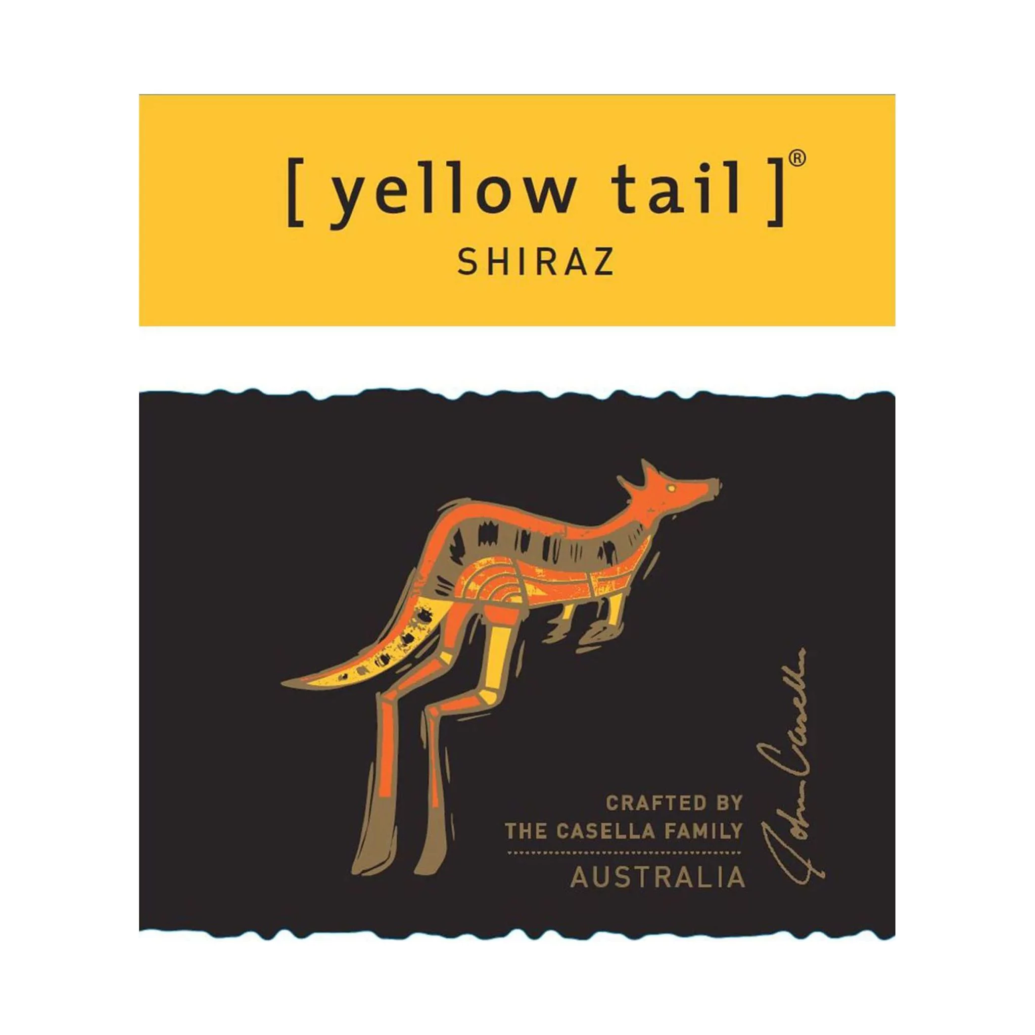 Yellow Tail Shiraz Red Wine Australia, 1.5 L Bottle, 14% ABV