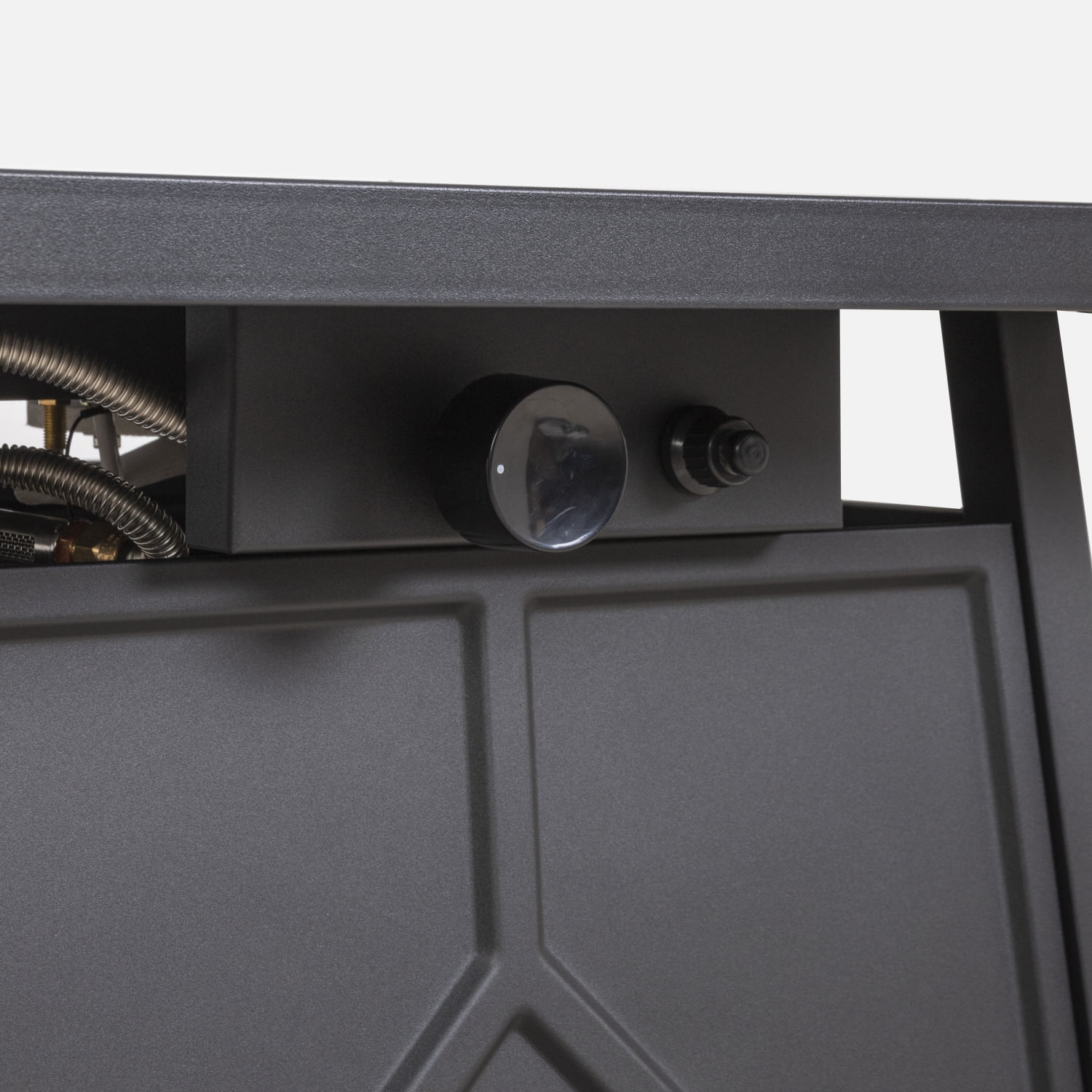 DremFaryoyo 40 000 BTU Steel Propane Gas Fire Pit  With Steel lid  Weather Cover