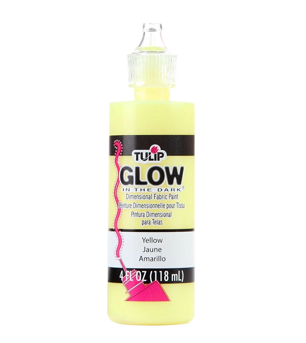 Tulip Slick Brown Dimensional Fabric Paint, 4 fl oz