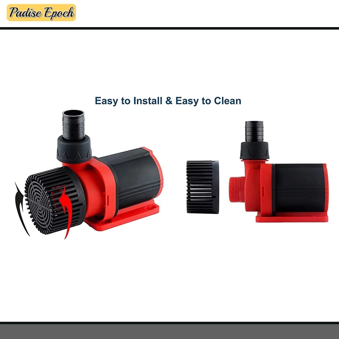 24V DC Aquarium Return Pump: 85W 3170 GPH Amphibious Wave Function Water Pump for Pond | Fountain | Garden Waterfall | Hydroponics | Aquaponics