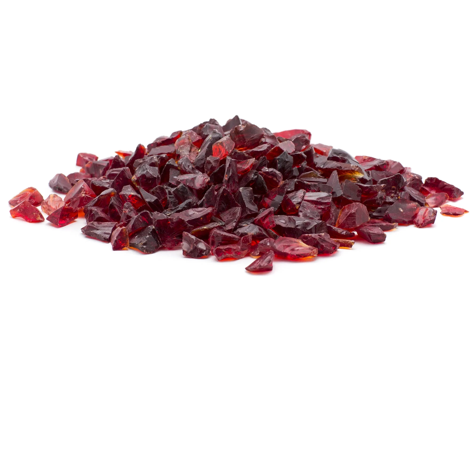 Dragon Glass 20 lb Red Landscape & Fire Pit Glass, 1/4