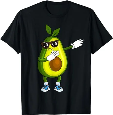 Dabbing Avocado Vegan Vegetarian Dancing Avocado T-Shirt