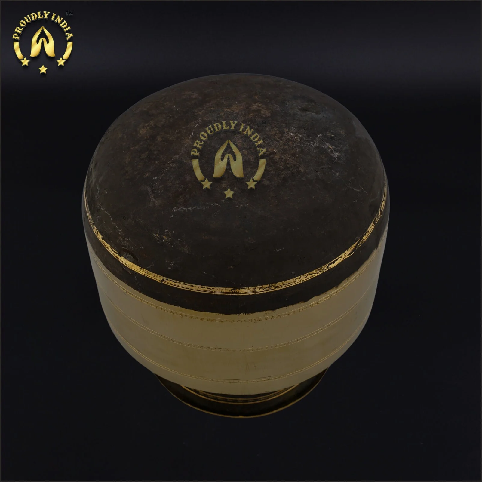 ProudlyIndia Bronze Pongal Pot,Pongal Paanai, Copper Matka, Copper Kudam, Indian Copper Pot, Handmade Copper Pot, Vengalam Pot, Online Matka