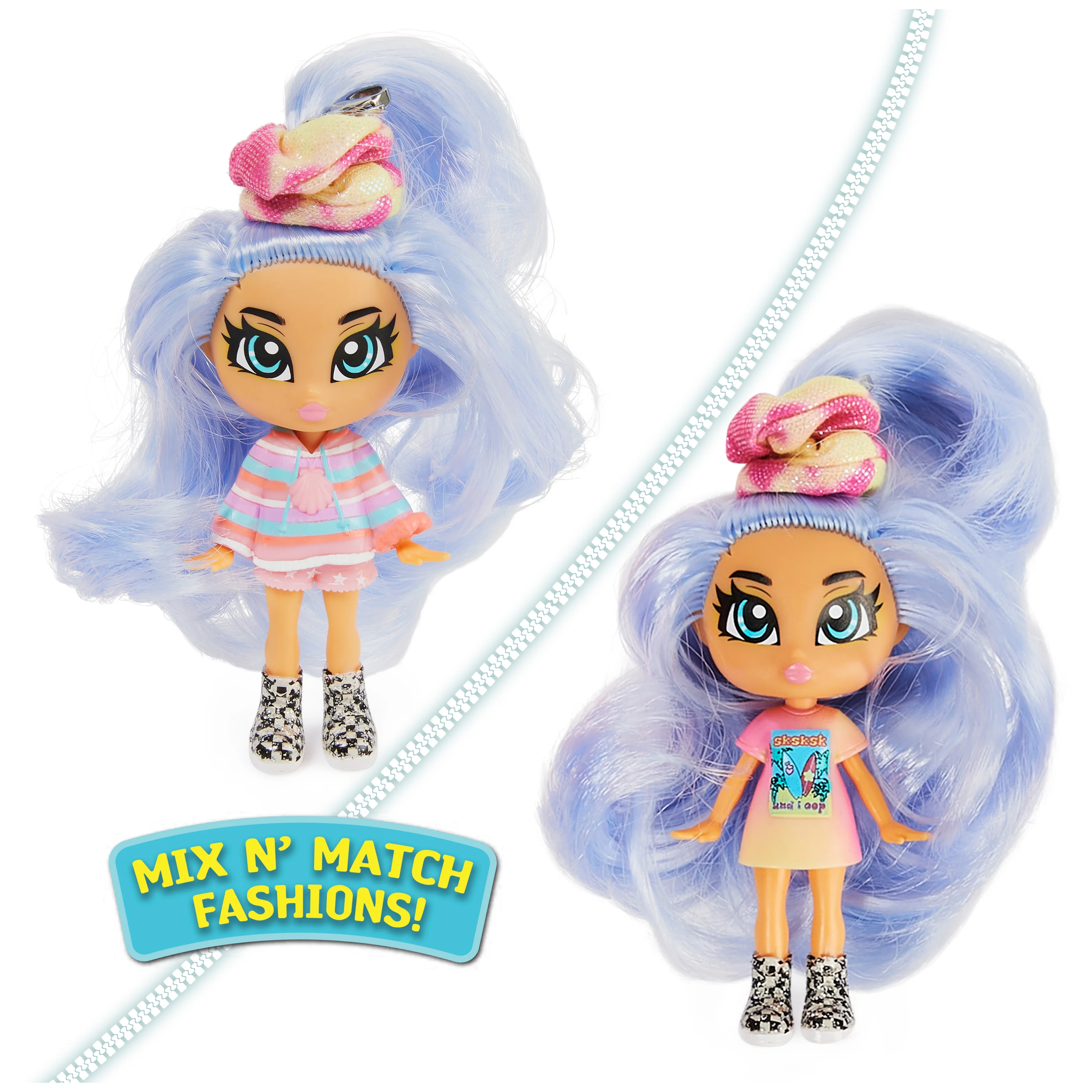 B Pack, Deluxe Reina Reef 3.5-inch Doll and Playset with 11 Surprises