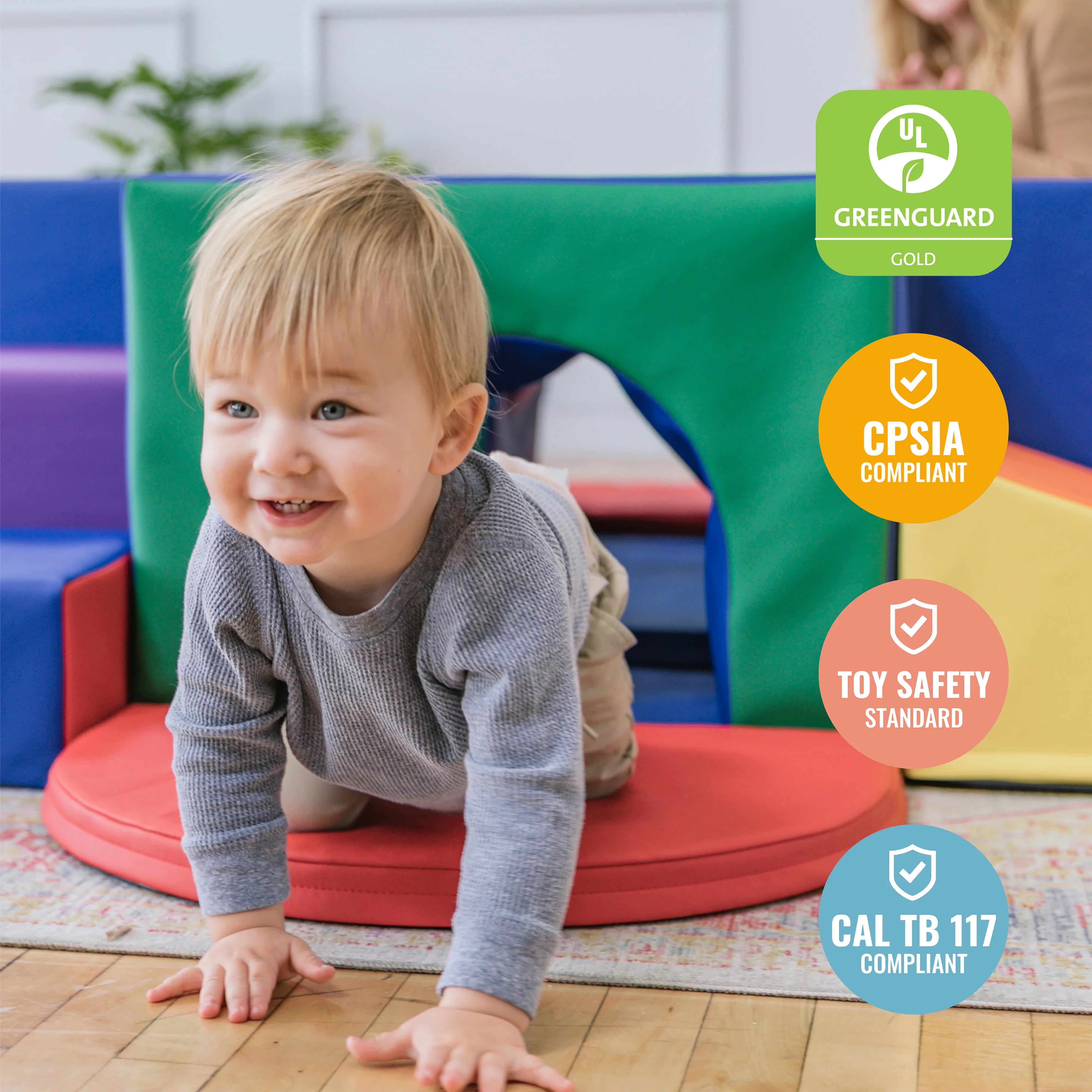 ECR4KIDS SoftZone Tunnel Maze Soft Play