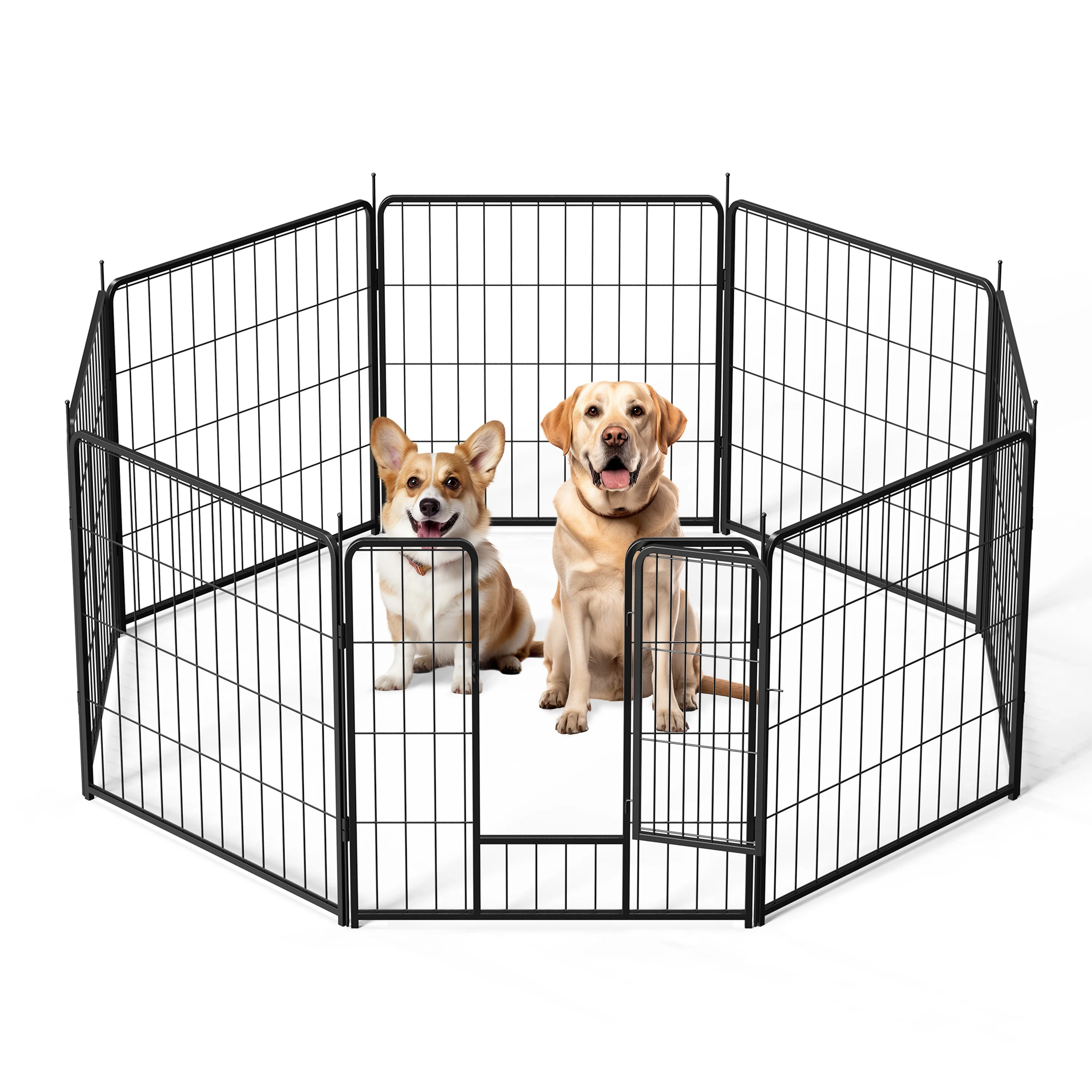 ZephyPaws Dog Playpen Indoor Outdoor, 24