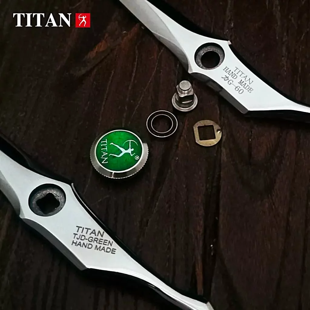 Hand Made Japan TJD- Green Hair Cutting Shears 6