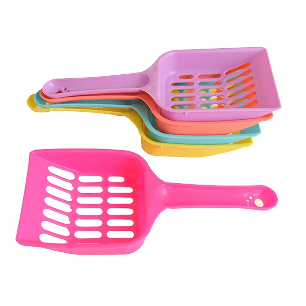 VOSS Cat Pet Shovel Sand Scoop Waste Dog Puppy Litter Hollow Out Food Spoons