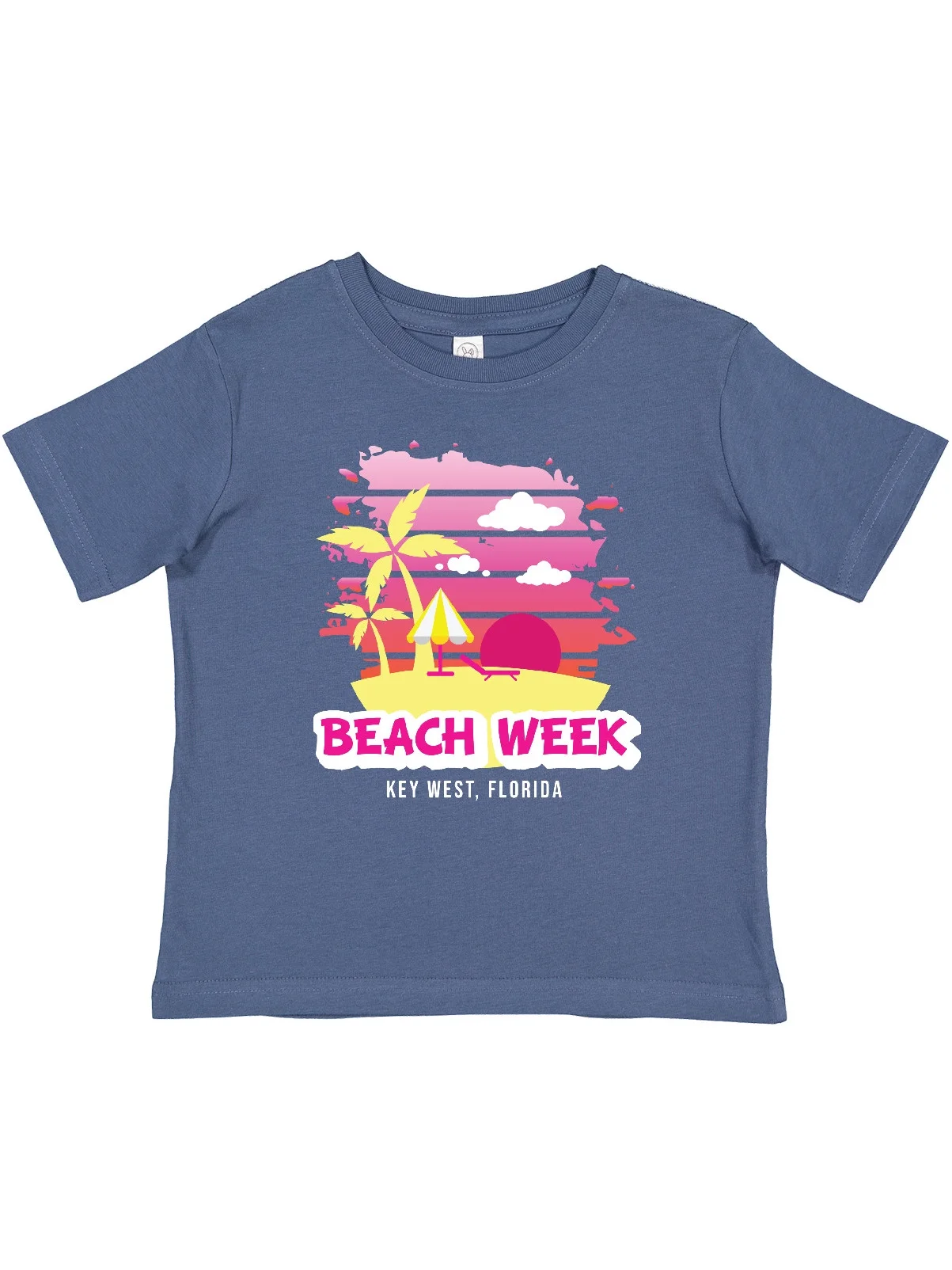 Inktastic Beach Week Key West Florida with Palm Trees Girls Baby T-Shirt
