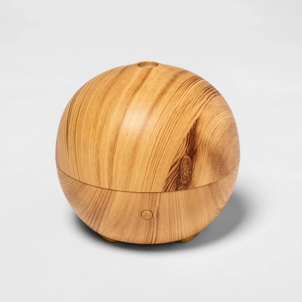 100ml Woodgrain Ultrasonic Diffuser plus 5ml Eucalyptus Essential Oil Kit - Project 62