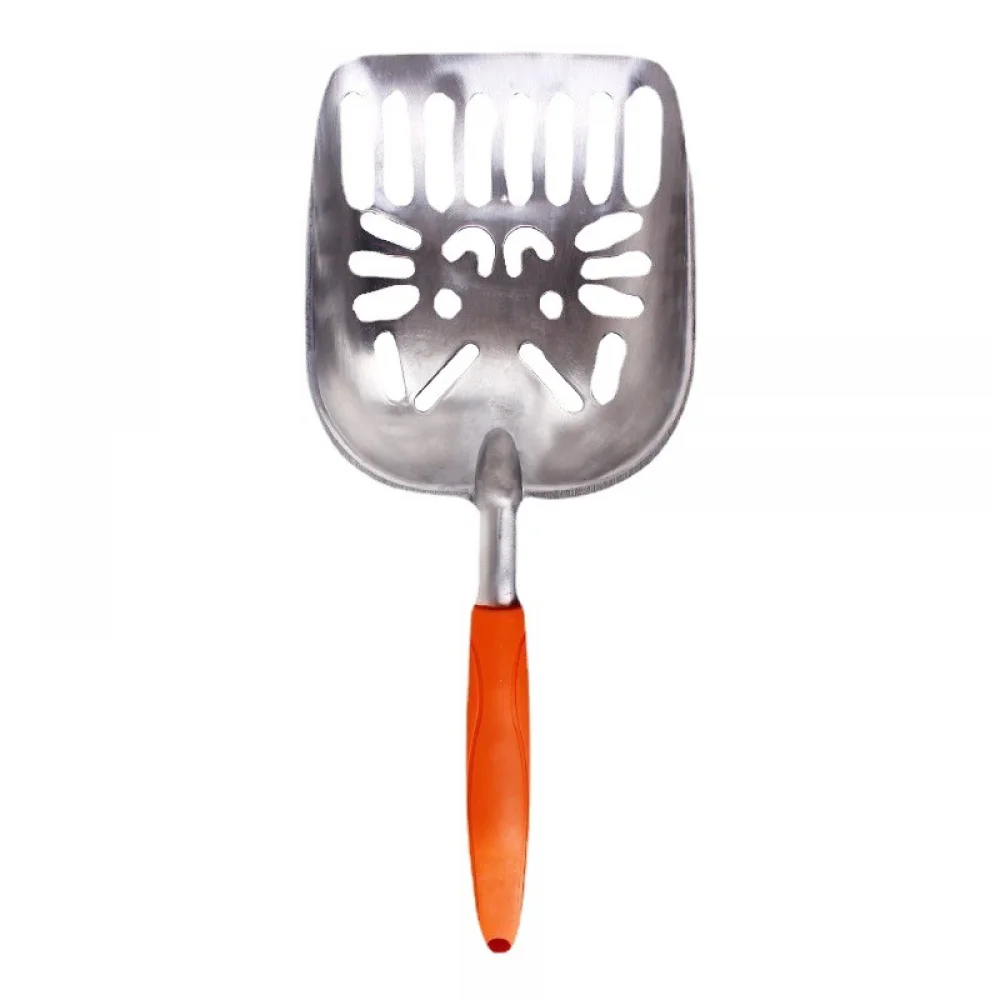 Cat litter shovel, durable cat litter, small hole cat feces shovel, cat litter shovel metal