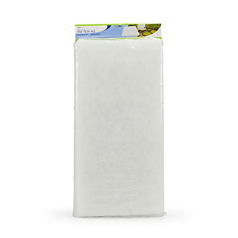 80001  Clear Fine Filter Pad For Pond, Waterfall, And Water Features, 12 X 24 Inches,White