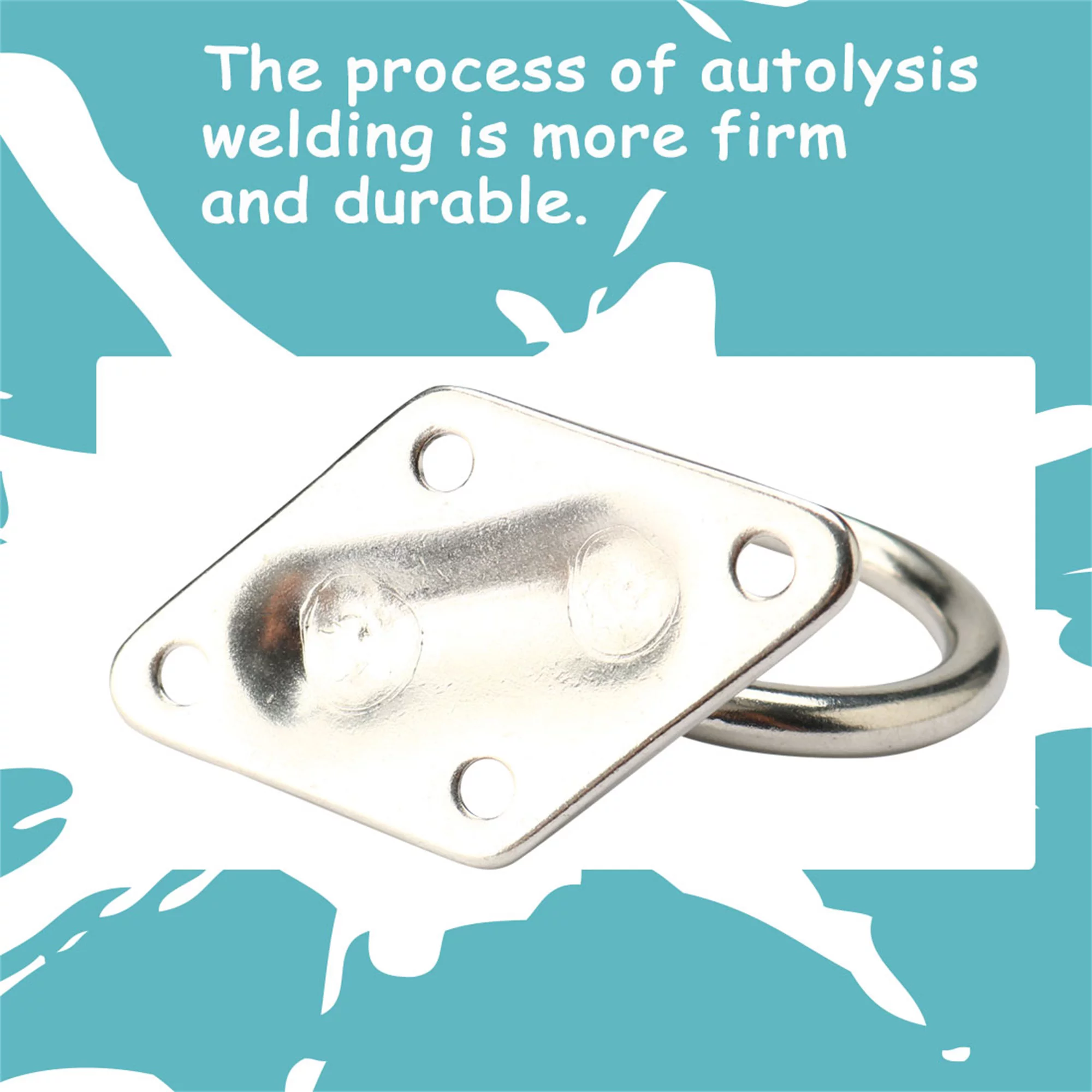 Uxcell Stainless Steel Pot Planting Hanging Ceiling Hook Hanger 65 x 38 x 28mm