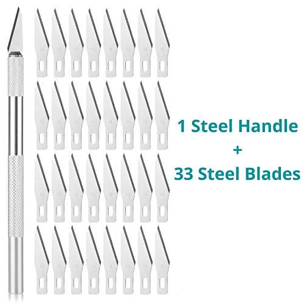 Mr. Pen- Exacto Knife, Craft Knife, 33 Piece, Exacto Knife for Crafting, Craft Knife Set, Cutter