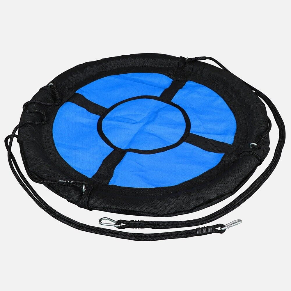 Adult Kids Giant Playground Backyard Home Nest PE Rope Web Swing Tree Net Saucer