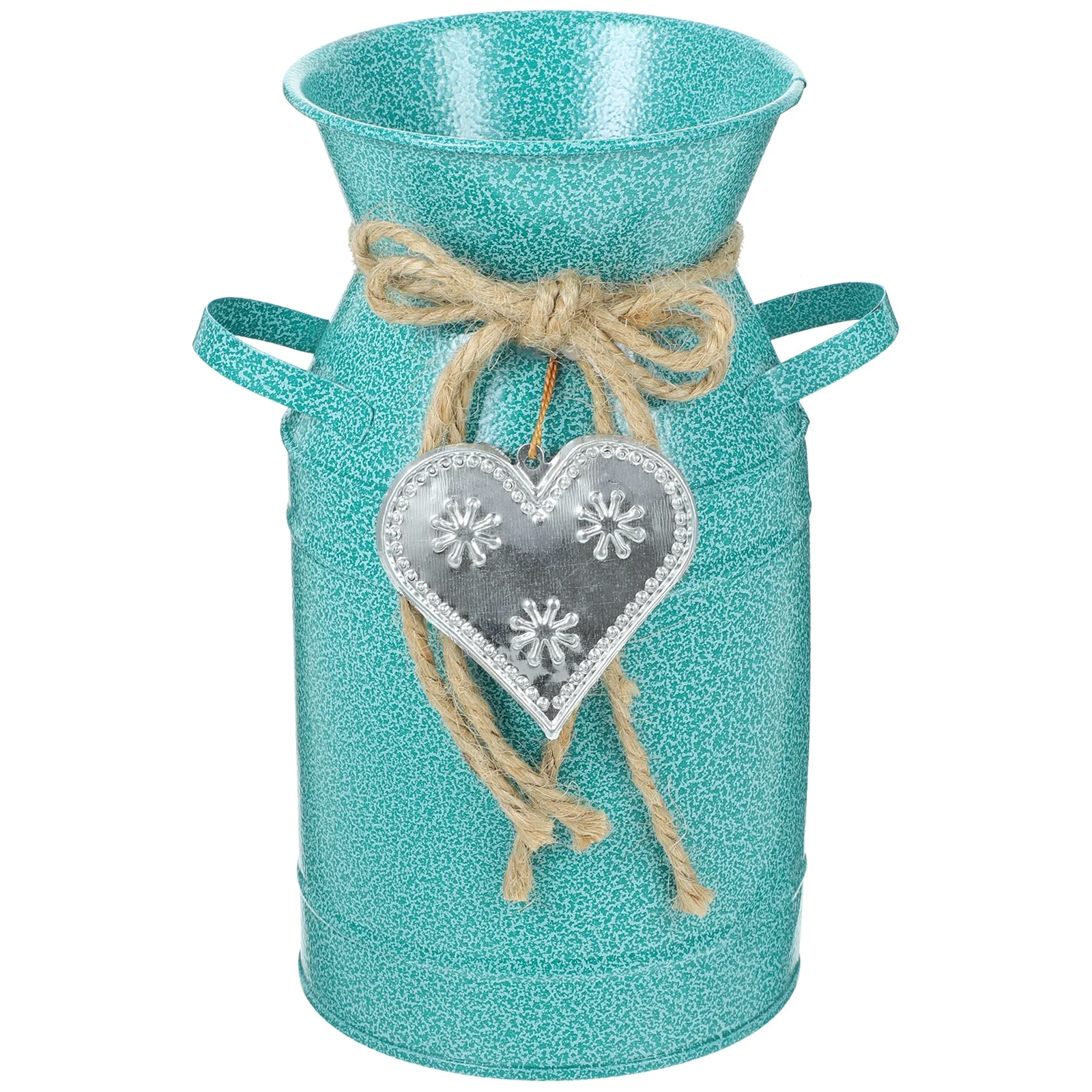 Gongxipen Iron Flower Bucket Pastoral Household Ornaments Living Room Flower Pot Vintage Style Plant Bucket